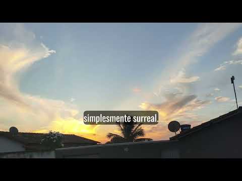 Pôr do sol em Jaraguá Goiás