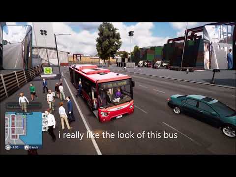 Me trying to drive an articulated bus (Bus Simulator 2018)
