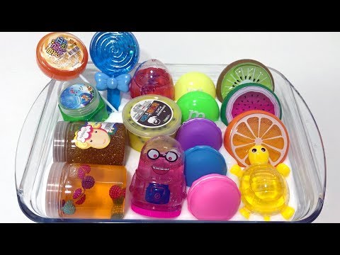 Mixing Store Bought Slime Into Glossy Slime | Most Satisfying ASMR Videos