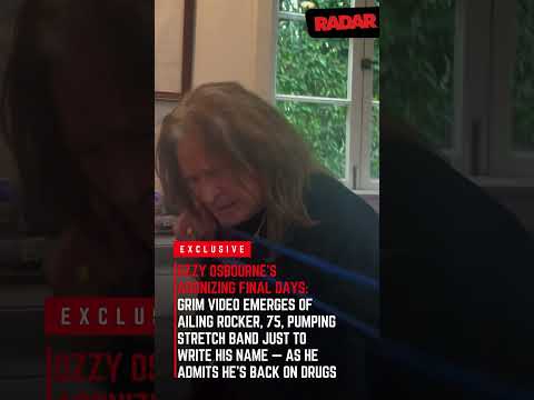 Ozzy Osbourne's Agonizing Final Days: Grim Video Emerges of Ailing Rocker