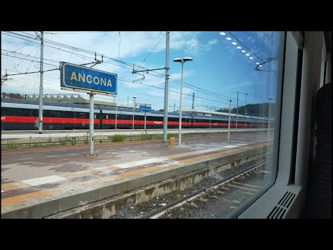 HD - Partenza dalla stazione di Ancona a bordo dell’Intercity ☀ (IC 608) Lecce - Bologna C.LE
