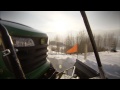tracteur de jardin pratique en hiver 