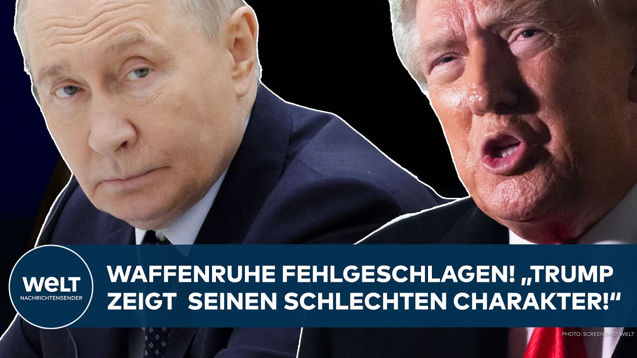 UKRAINE-KRIEG: "Trump zeigt seinen schlechten Charakter!" - Waffenruhe fehlgeschlagen!
