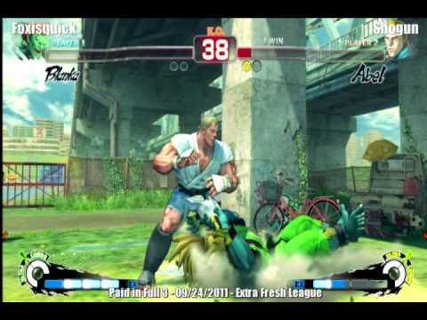 Paid in Full 3 - SSF4AE Grand Finals - Shogun (Abel) vs Foxisquick (Blanka)