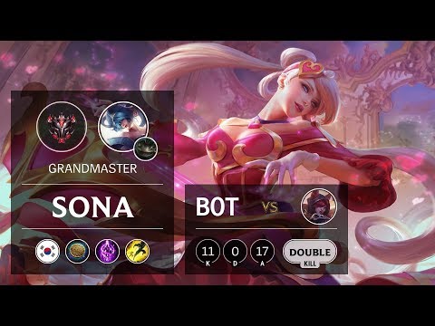 Sona Bot vs Xayah - KR Grandmaster Patch 9.13