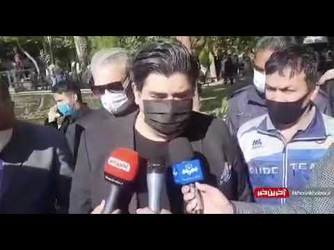 Salar Aghili's speech at the funeral of Master Shajarian