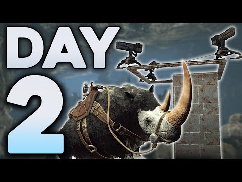 Duo Defending the Oil Cave 3 Hours into Wipe! - ARK PvP