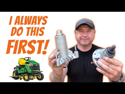 Watch This Before Replacing Mower Deck Spindles!