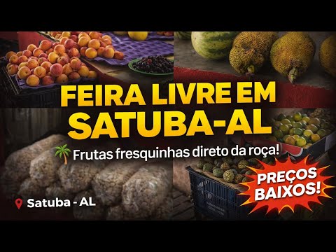 Feira Livre na cidade de Satuba-Alagoas 