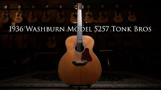 Video thumbnail for 1936 Washburn Model 5257 Tonk Bros w/Matt Rieger by Emerald City Guitars
