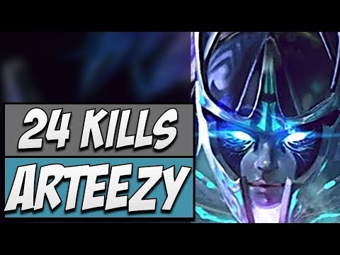 EG.Arteezy Phantom Assassin with 24 KILLS | Dota Gameplay