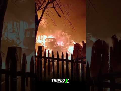 Incêndio destrói casas, caminhão e mata uma homem em Cristal/RS
