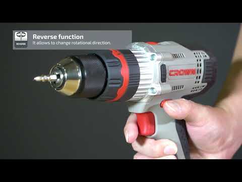 Миниатюра изображения товара Аккумуляторная дрель-шуруповерт CROWN CT21075HMX-2 BMC