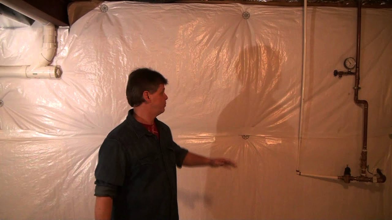 Basement Concrete Wall Insulation Wrap