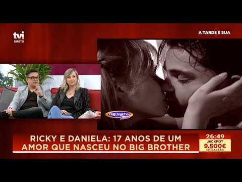 Ricky e Daniela recordam o primeiro beijo no «Big Brother Famosos»