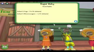 A usual day in Toontown Online.