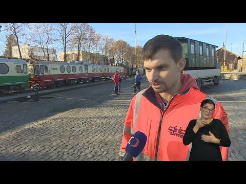 Odvoz vlaků z úzkokolejky