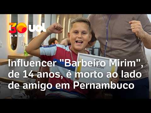 Barbeiro Mirim: influencer de 14 anos é assassinado a tiros com amigo em Pernambuco