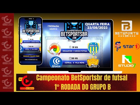 DINÂMICO X UNIÃO FUTSAL | CAMPEONATO BETSPORTS BR - NINA RODRIGUES | 1° RODADA |