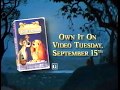 Lady And The Tramp Disney VHS Commercial 2 1998