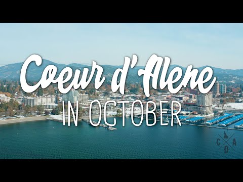 Snow In October?! Epic Coeur d'Alene Drone Footage