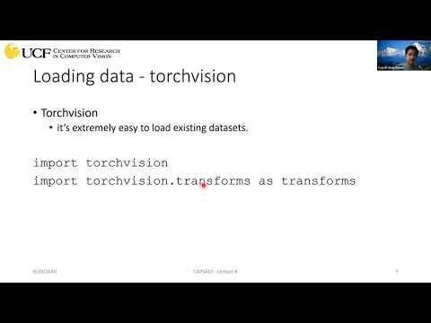 CAP5415 Lecture 8 [PyTorch Tutorial - Part 2] - Fall 2020