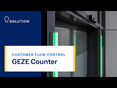 GEZE Counter | Customer Flow Control | English