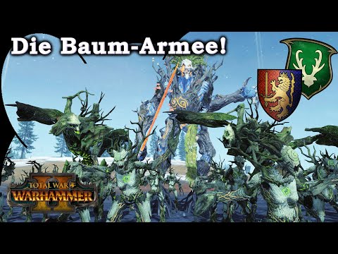 Die Baum-Armee - Waldelfen vs Bretonen - Total War: Warhammer 2 Multiplayer
