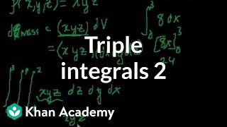 Triple Integrals 2
