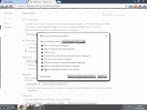 comment nettoyer historique google chrome