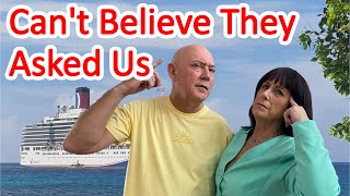 A Major Cruise Line Asked Us to Do This and We Can't Believe They Asked Us.