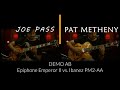 Epiphone Emperor II Joe Pass Vs Ibanez PM2 AA Pat Metheny Demo Comparación