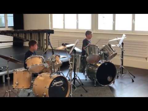 Drum Concert Jan und Kunga 2018 🥁 First Duett (Gert Bomhof)