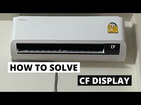 How to Solve Samsung AC CF Problem | CF Error Display