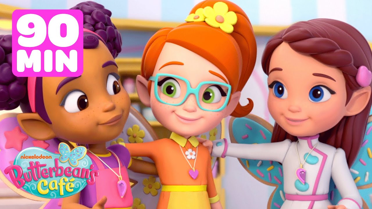 Butterbean Celebrates Fairy Friendship! w/Dazzle & Poppy | 90 Minute Compilation | Shimmer and Shine