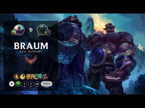 Braum Support vs Pyke - KR Grandmaster Patch 12.6