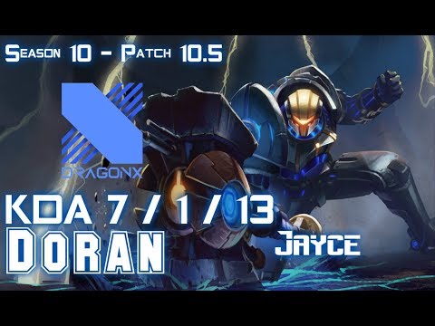 DRX Doran JAYCE vs JAX Top - Patch 10.5 KR Ranked