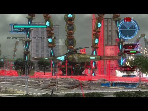 EDF 5 M49 Airborne Fighters: Part 2 Inferno Air Raider Online Solo ( Earth Defense Force )