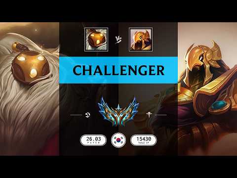 Challenger Match: Over 10.000 LP - KR server Patch 26.03