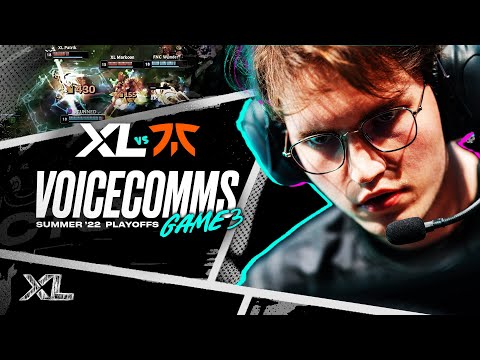 XL vs FNC Game 3 | FULL VoiceComms | 2022 LEC Summer Playoffs