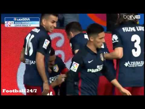Greizmann Perfect Freekick VS Sporting Gijon