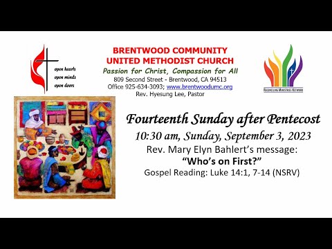 BCUMC Sunday Worship Service LIVE: September 3, 2023 @ 10:15AM