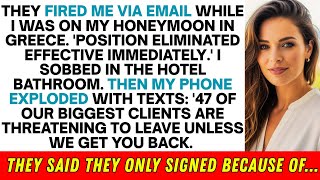 I Got Fired Via Email While On My Honeymoon — Then 47 Clients Started Calling...
