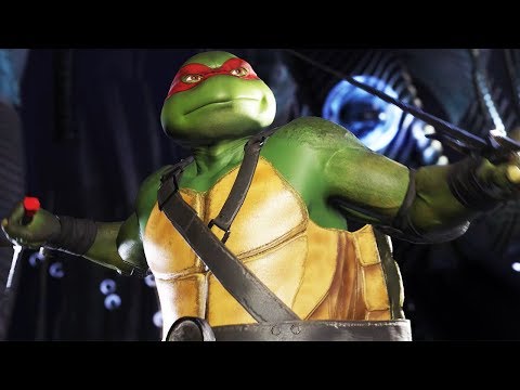 INJUSTICE 2: NINJA TURTLES ALL RAPHAEL Intros (Dialogue & Character Banter) TMNT 1080p HD