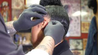 Industrial Piercing what to expect and proper aftercare VERY IMPORTANT