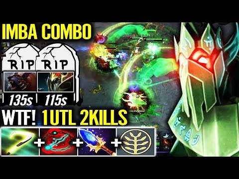 CRAZIEST IMBA COMBO Auto Delete 2 Core Necrophos + GrimeStroke Top Ranked China Dota 2 Gameplay