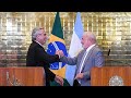 Declaración conjunta a la prensa de los presidentes Alberto Fernández y Lula da Silva.