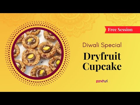 Diwali Special Dryfruit Cupcake | Baking | Live Session | Ask Pankhuri