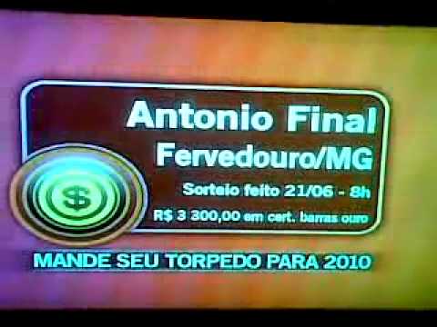 Faustão doidão no sorteio do torpedão campeão
