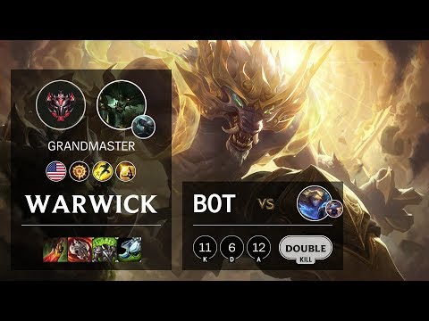 Warwick Bot vs Ezreal - NA Grandmaster Patch 10.6